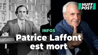 Patrice Laffont animateur de « Pyramide » et « Fort Boyard » est mort [upl. by Naesal]