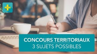 3 sujets pour sentraîner aux concours territoriaux [upl. by Harwilll]