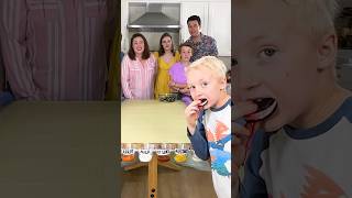 Cant believe we got KETCHUP 🤮 Easter Oreo Roll challenge part 2 🥛  Ballinger Family oreoroll [upl. by Enelehs303]