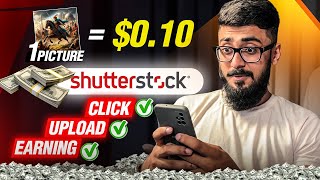 Start Earning From Your Mobile  Shutterstock Complete Tutorial For Beginners [upl. by Aicak41]