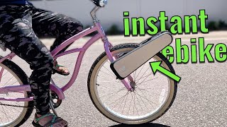 CLIP is the Worlds Quickest Ebike Conversion Kit to make Old Bikes into EBikes [upl. by Nodaj]