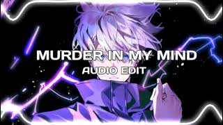 murder in my mind kordhell  edit audio slowed  reverb [upl. by Herc]