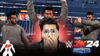 1 WWE 2K24 My Career Mode Debut Match at SummerSlam  The Start of an Era  RahulRKGamer [upl. by Aivil]