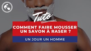 Comment faire mousser un savon à raser [upl. by Hen]