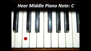 Hear Piano Note  Middle C [upl. by Berrie]