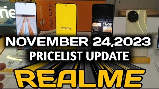 REALME PRICELIST UPDATE C51C30sC53C55Realme11Realme11Pro5GRealme11Pro 5G [upl. by Alfonzo]