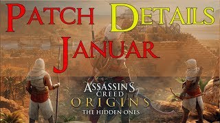 Assassins Creed Origins  Patch 1x  neue Details DLC die Verborgenen  Neue Monturen [upl. by Yralam480]