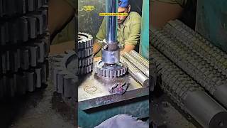 Crafting rotavator machine gears ⚙️gears manufacturing shorts [upl. by Anaet]