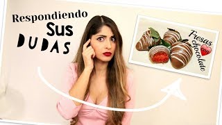 RESPONDIENDO COMENTARIOS DEL VIDEO quotFRESAS CUBIERTAS CON CHOCOLATEquot  SusanaOrtiz [upl. by Ellerred]