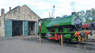 Hawarden Guest Loco  Legends of Industry Gala Tanfield Railway 22nd June 2024 [upl. by Yate]