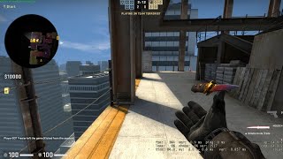 Stiletto knife Fade 933 Factory new Gameplay [upl. by Keil]