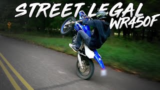 I made my WR450F Street Legal [upl. by Mazlack]