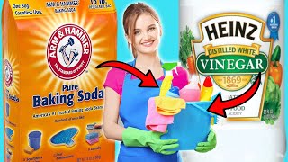 19 Brilliant Vinegar and Baking Soda Cleaning Hacks  Uses Around The House [upl. by Manya]