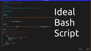 Идеальный скрипт на bash  Bash ideal script [upl. by Araldo939]