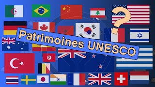 Les pays qui comptent le plus de patrimoines UNESCO [upl. by Juakn]