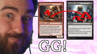 Double Tutor Turn 2  GUARANTEED GG Historic MTG Arena [upl. by Elleryt]