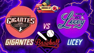 licey vs gigantes de hoy en vivo [upl. by Noivax]