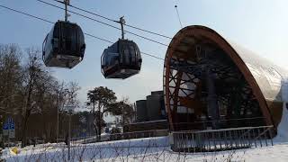 Cable car in Druskininkai Lithuania [upl. by Four]