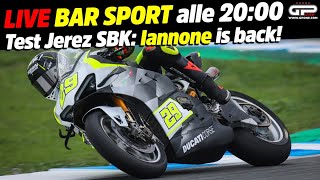 LIVE Bar Sport alle 2000  Test Jerez SBK Iannone is Back [upl. by Swigart]