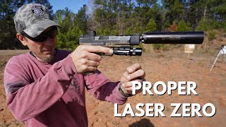 How to Zero Your Pistol Laser to Work at Any Distance [upl. by Aryahay]