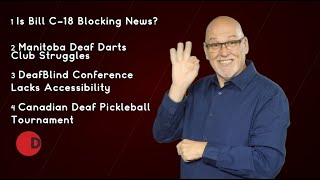 Alerts amp News in ASL for Deaf Canadians  8 September 2023 [upl. by Hui713]