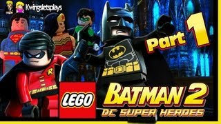 Lego Batman 2  Walkthrough Wii U Part 1 Theatre Encore [upl. by Urbannal]