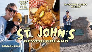 St Johns and Quidi Vidi Newfoundland Food Tour and Best Things To Do [upl. by Cnut19]