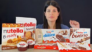 600K SPECIAL  NUTELLA amp KINDER CHOCOLATE PARTY  MUKBANG  ASMR [upl. by Rossner]