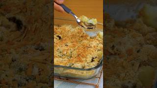 DELICIA de CHAMPIÑONES y COLIFLOR GRATINADOS ensalada food recipe recetasfaciles comida [upl. by Melessa]