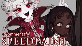 Speedpaint  Bellamy amp Oletha OCs [upl. by Cilka]