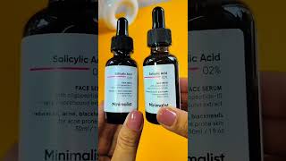 Minimalist Salicylic acid serum Unboxing💓Best Serum For Acne prone Skin✅shortsminimalistserum [upl. by Griz]