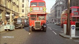 London In The 1960s  Full HD Colour  GettyImages  Traffic  City Gents  Landmarks [upl. by Aicia]