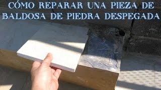 Cómo Reparar Una Pieza De Baldosa De Piedra Despegada [upl. by Eserehs538]