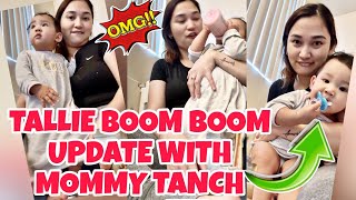 TALLIE BOOM BOOM UPDATE  FULL TIME MOM NABA SI MOMMY TANCHELLIE SA KANYA MISS KANA NAMIN BABY🥰 [upl. by Notyrb]