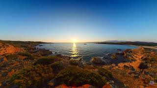 Coucher de Soleil sur la baie du golfe de stagnolu à Bonifacio en Corse sur une musique relaxante [upl. by Steffen]