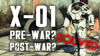 Solved Was the X01 Power Armor Built Before or After the Great War  Fallout 4 Lore [upl. by Nyladnar]