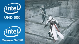 Assassins Creed Gameplay Intel UHD 600  Intel Celeron N4020 [upl. by Ephrem]