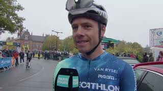 Edvald Boasson Hagen  Interview at the start  Paris  Tours 2024 [upl. by Eerrehs]