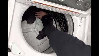 How to Load Your High Efficiency Washer with No Agitator [upl. by Euqinaj]