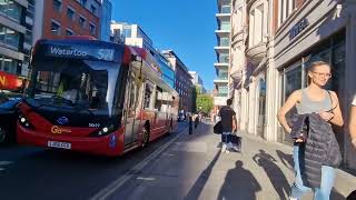 LONDON WALK 2022  from HOLBORN Station to CHANCERY LANE Station [upl. by Leuas]