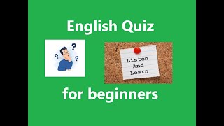 English for BEGINNERS Practise your listening and understanding Free PDF script  MP3 record [upl. by Nylzzaj]