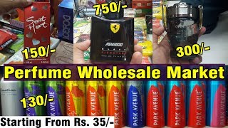 Perfume wholesale market  Explore Prada Ferrari Ramsons  Crawford Market Mumbai [upl. by Ettenoj]