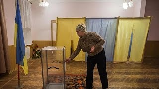 Campaigning ends in historic Ukraine elections [upl. by Zapot927]