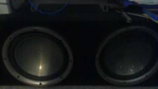 2 12quot Kenwood kfc w3011 subwoofers bumpin [upl. by Ghiselin521]