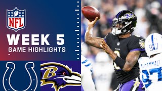 Colts vs Ravens Week 5 Highlights  NFL 2021 [upl. by Ennovy830]