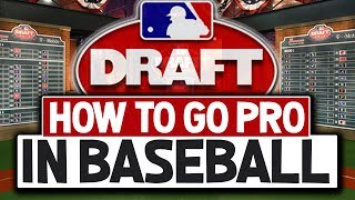 How To Go Pro In Baseball What Does It Take To Get Drafted [upl. by Keryt]