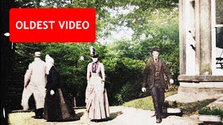 60 fps The oldest recorded video “Roundhay Garden Scene” England1888 [upl. by Yovonnda550]