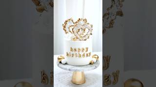 💛✨Heart shaped Crystal cake topper  Sugar art cake idea  trending shorts cake cakedesign [upl. by Duane]