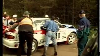 Uusikaupunkiralli 1991998 Finnish Rally Championship  crash amp action [upl. by Etezzil]