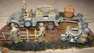 135 Krupp Protze diorama by TAMIYA [upl. by Hagood]